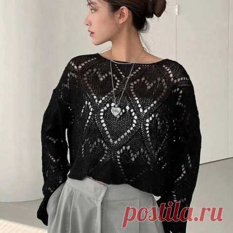 Узор для вязания джемпера спицами