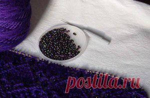 Вязание шали спицами с бисером • ШАЛЬное увлечение • Форумы Darievna.ru: вышивка, вязание, готовим вместе и многое другое своими руками