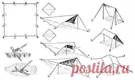Тент-палатка: делаем сами