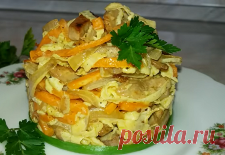 Салат с курицей «Мао Цзэдун». Хороший вкус, к любому празднику! | Мои любимые рецепты | Яндекс Дзен