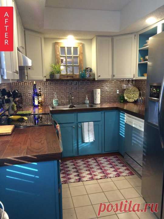 Before & After: A Townhouse Kitchen Brightens Up | Apartment Therapy