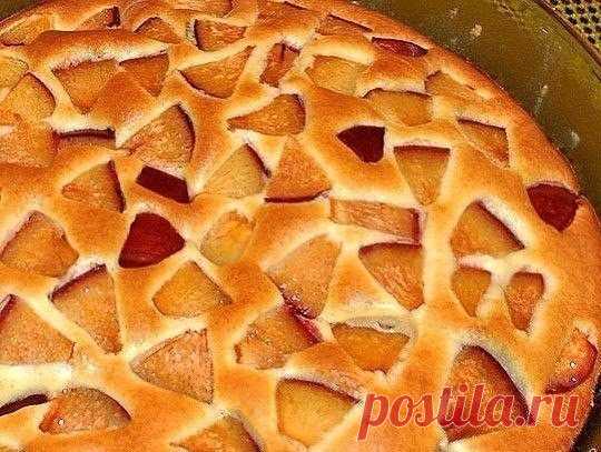 Очень лёгкий фруктовый пирог
