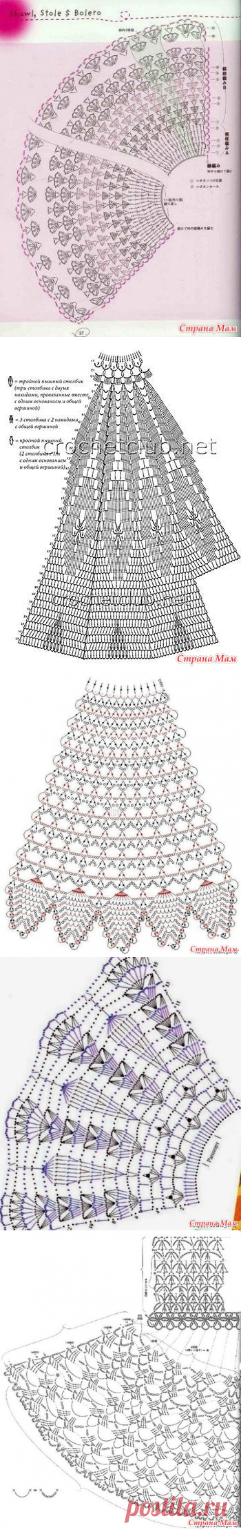 схемы для юбок - Вязание - Страна Мам