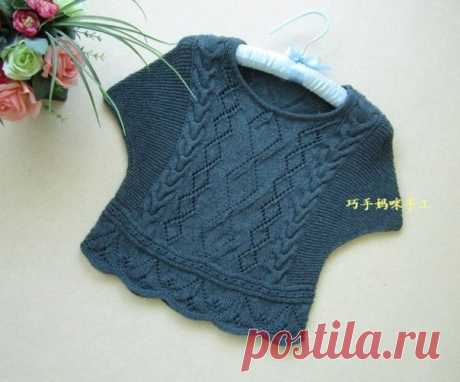 Vest knitting. How to Knit vest with needles | Вязание для всей семьи