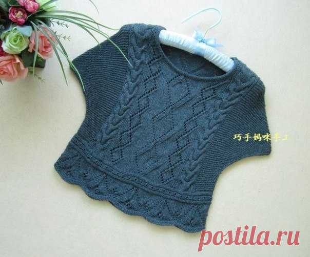 Vest knitting. How to Knit vest with needles | Вязание для всей семьи
