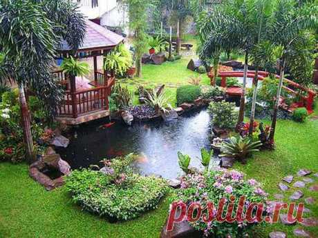 из Architecture Art Designs,  
30 Beautiful Backyard Ponds And Water Garden Ideas  |   Pinterest • Всемирный каталог идей