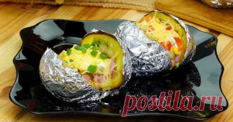 ღПеченый картофель с начинкой