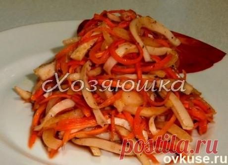 Кальмары по-корейски - Простые рецепты Овкусе.ру