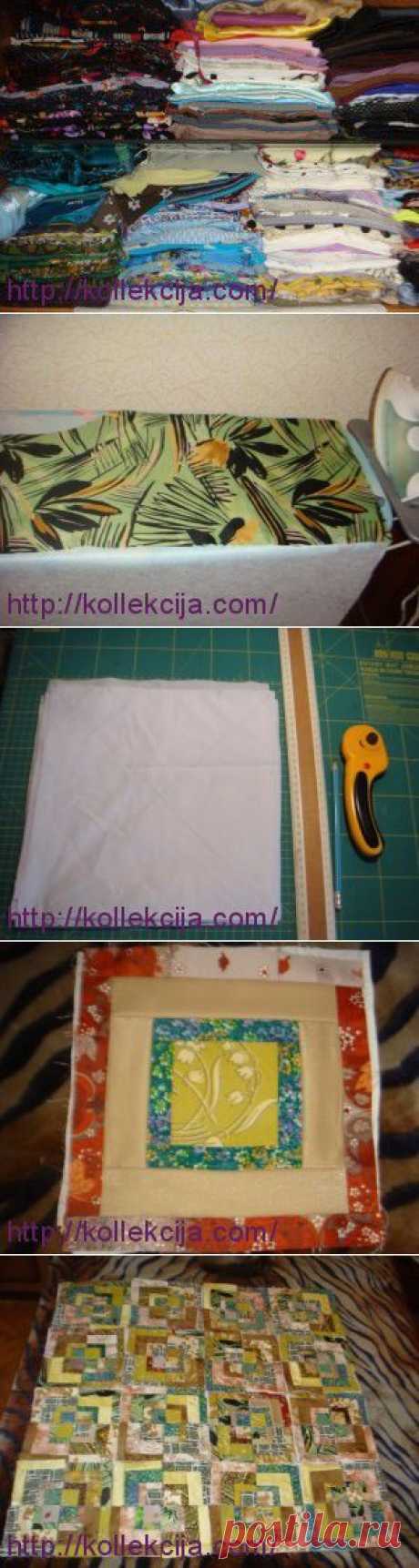 Покрывало из лоскутков | Своими руками — интернет журнал