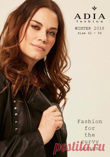 Каталог женской одежды больших размеров датского бренда ADIA зима 2018-2019