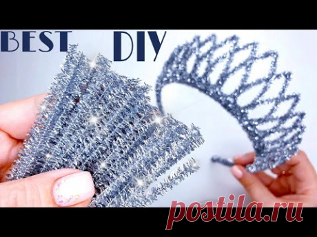 DIY  Как сделать  КОРОНУ Своими руками. Мастер-класс / Новый год