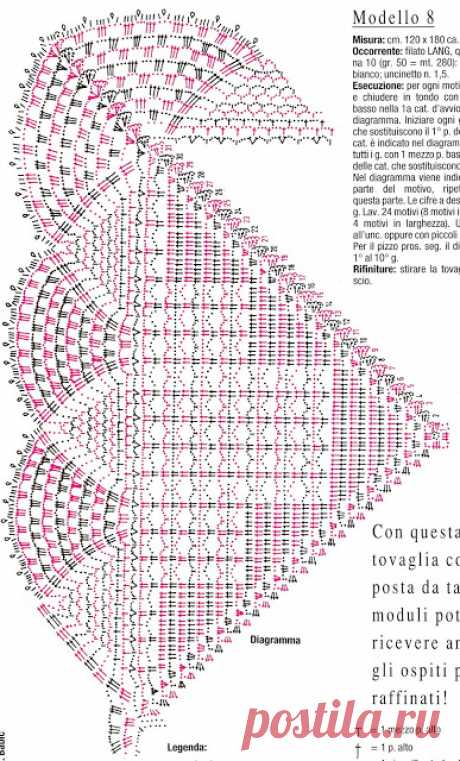 Patterns and motifs: Crocheted motif no. 652