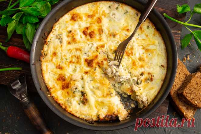 Запеканка из кабачков с куриной грудкой. Пошаговый рецепт с фото — Ботаничка