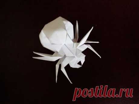 Интересный паук оригами, spider origami