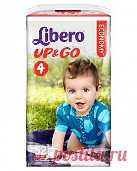 Трусики Ап энд Гоу макси 7-11 кг (4) 52 шт. Либеро (Libero)