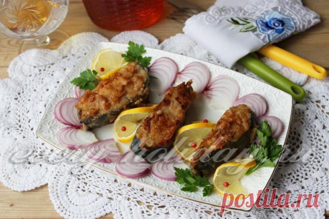 Маринованный жареный сом: рецепт