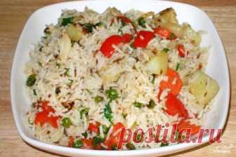 Рис с овощами в мультиварке - пошаговый рецепт с фото на Повар.ру