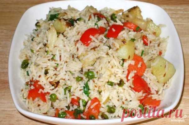 Рис с овощами в мультиварке - пошаговый рецепт с фото на Повар.ру