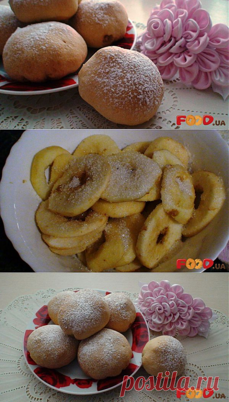 Булочки с яблоками - Кулинарные рецепты на Food.ua