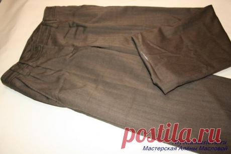 Правильно укорачиваем женские брюки | Мастерская Алёны Масловой