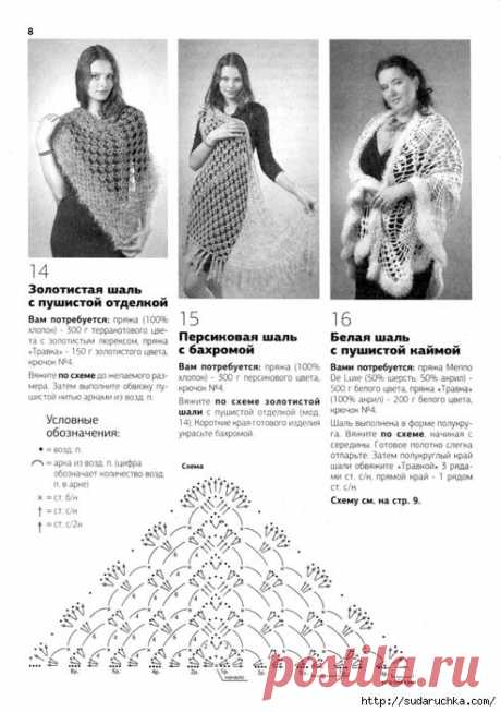 &quot;Пончо,шали,палантины&quot;.Журнал по вязанию.