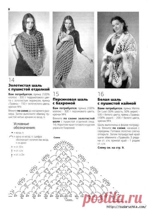 "Пончо,шали,палантины".Журнал по вязанию.