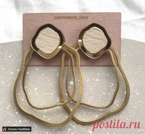 Серьги 'Круги на воде' ручной работы купить в Минске и Беларуси, цены на HandMade