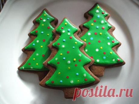 Новогоднее печенье "Елочки" - 2 рецепта » Женский Мир