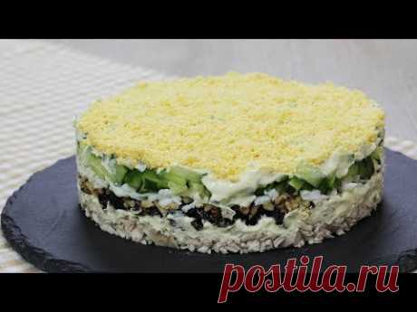 Салат « Довольный мужчина». Разметают первым на столе! Невероятно вкусно и просто!
