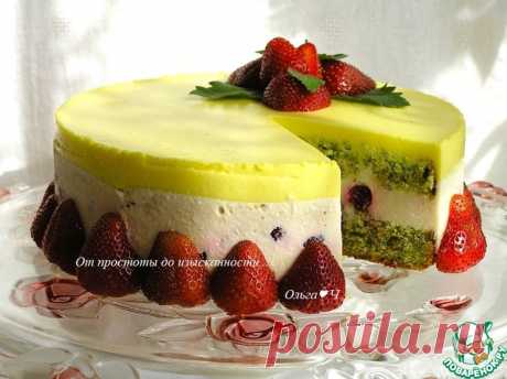 Мятный торт с белым шоколадом Кулинарный рецепт((***)
