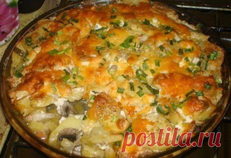 Лучшие кулинарные рецепты: Картошечка на скорую руку из того, что было...