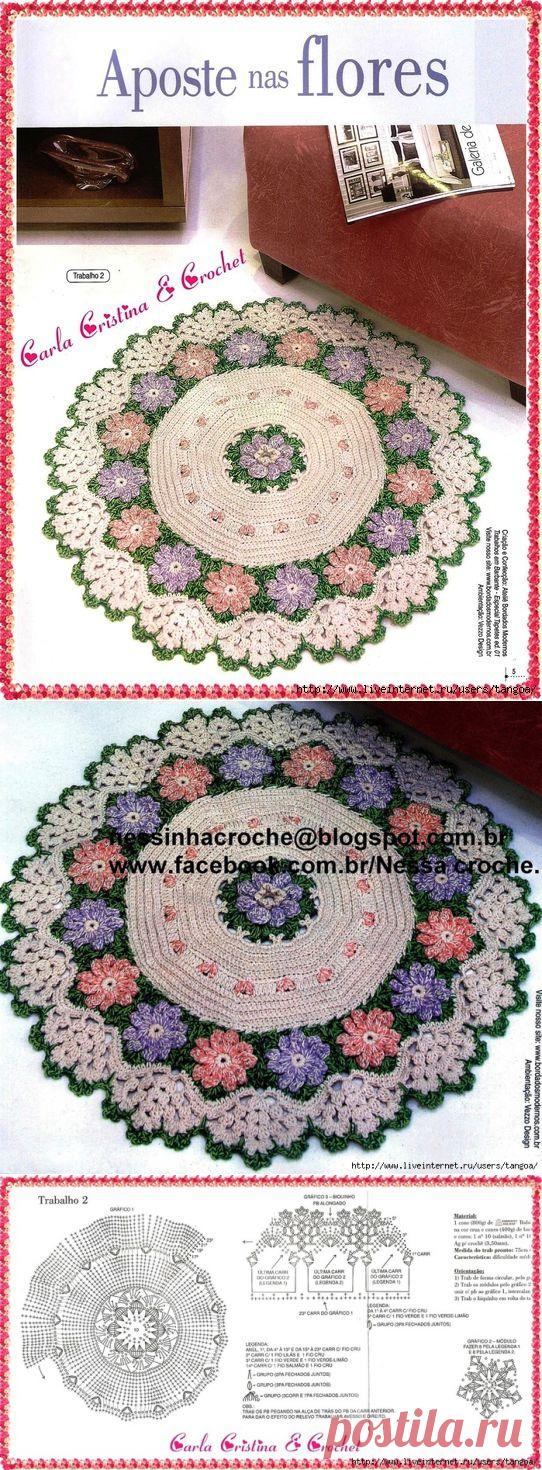 цитата orliya : Вяжем коврик крючком. (05:17 03-05-2014) [5218232/323278196] - galina6422starchenko@mail.ru - Почта Mail.Ru