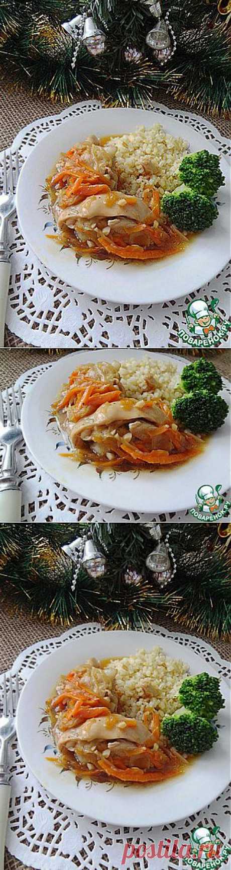 Куриные окорочка тушеные в соевом соусе - кулинарный рецепт