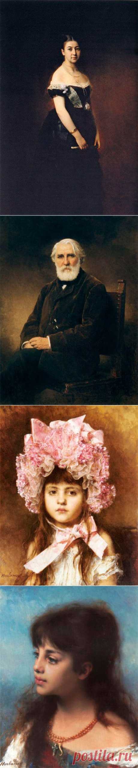 Русский художник-портретист Алексей Алексеевич Харламов (Alexei Harlamoff)