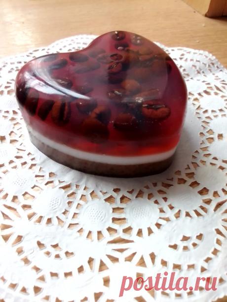 Мыло сувенирное, кофейное сердце