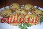 Корзиночки с грибами и сыром (из слоёного или песочного теста)