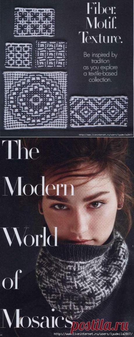 Ленивый жаккард из "Vogue Knitting winter 2014/15"