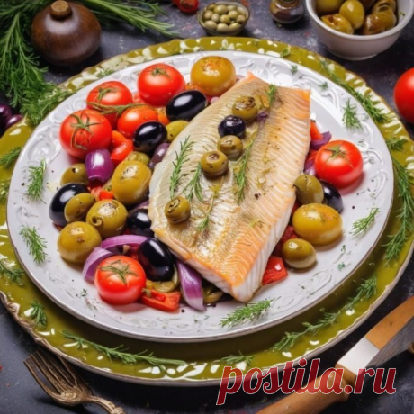 Судак по-гречески&amp;#x1fad2; — Пошаговый рецепт приготовления 2024 | Простые и вкусные домашние рецепты
