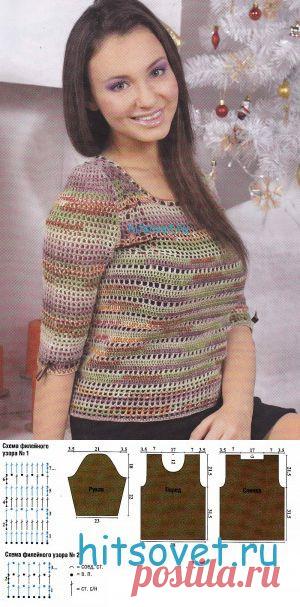 Вязание кофточки крючком | Хитсовет