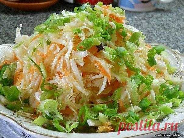 Остренькая капуста быстрого приготовления.

Капуста получается очень вкусной и моментально 