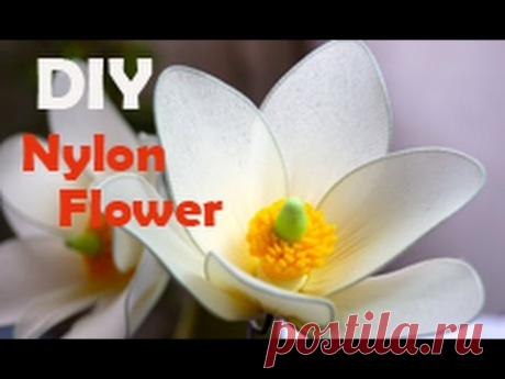 How to Make Nylon Stocking Flower - Magnolia