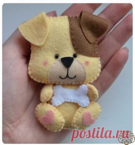 Забавные игрушки из фетра по одной выкройке :)