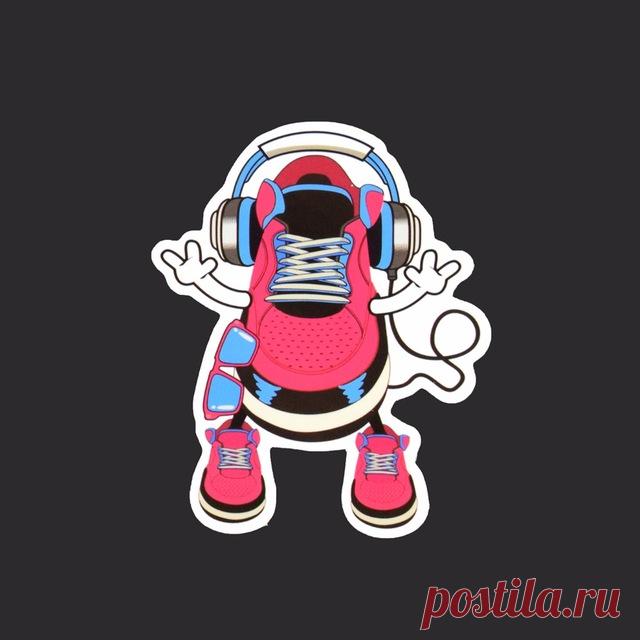 Движущиеся обувь Стикеры s один прилив бренд Стикеры ноутбук прохладно мотоцикл велосипед террор этикеты DIY Стикеры S A 11 купить в магазине AIBOULLY NiceToy Store на AliExpress