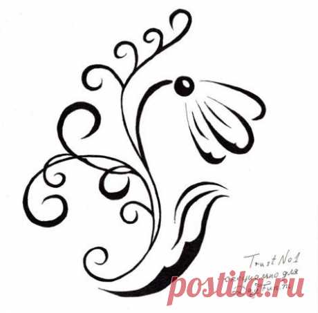 Как нарисовать подснежник карандашом поэтапно