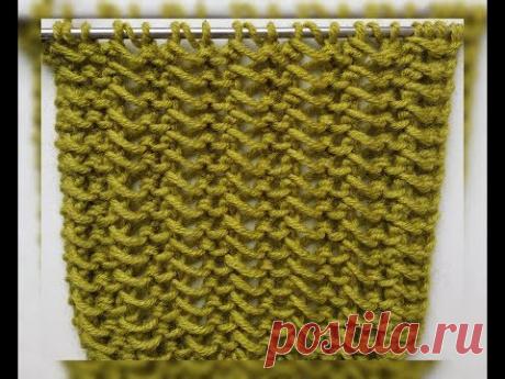 Красивый узор спицами / Knitting pattern - YouTube