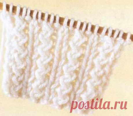 Интересный узор на спицах — DIYIdeas