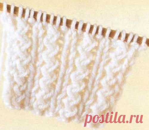Интересный узор на спицах — DIYIdeas