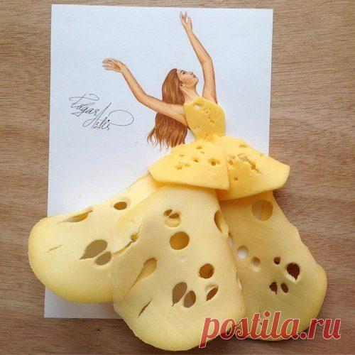 Оригинальные дизайны платьев от художника Эдгара Артиса