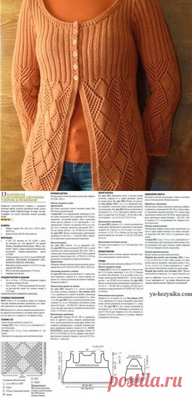 Женский кардиган с ажурной отделкой спицами. Связать ажурный кардиган спицами