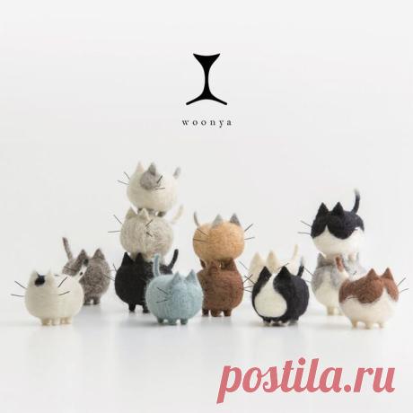 Woonya: позитивные котики от Hayasaka Nobuya - Ярмарка Мастеров - ручная работа, handmade